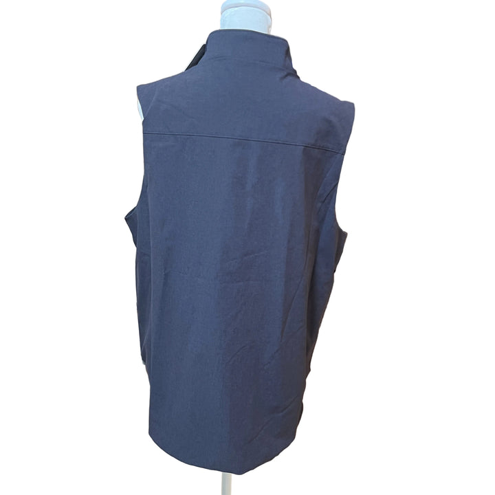 Peter Millar Surge Full-Zip Vest (w/ logo) - Grey - Skorzie