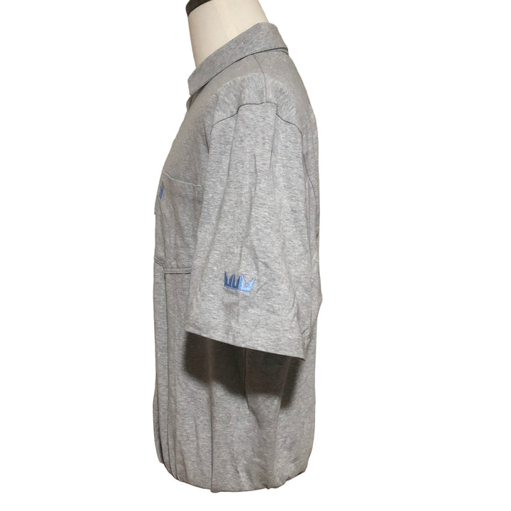 Johnnie-O Original Button Polo (w/ logo) - Heather Grey - X-Large - Skorzie