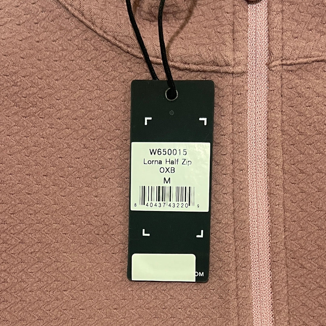 Straight Down Women's Half Zip Lorna Oxblood Size M