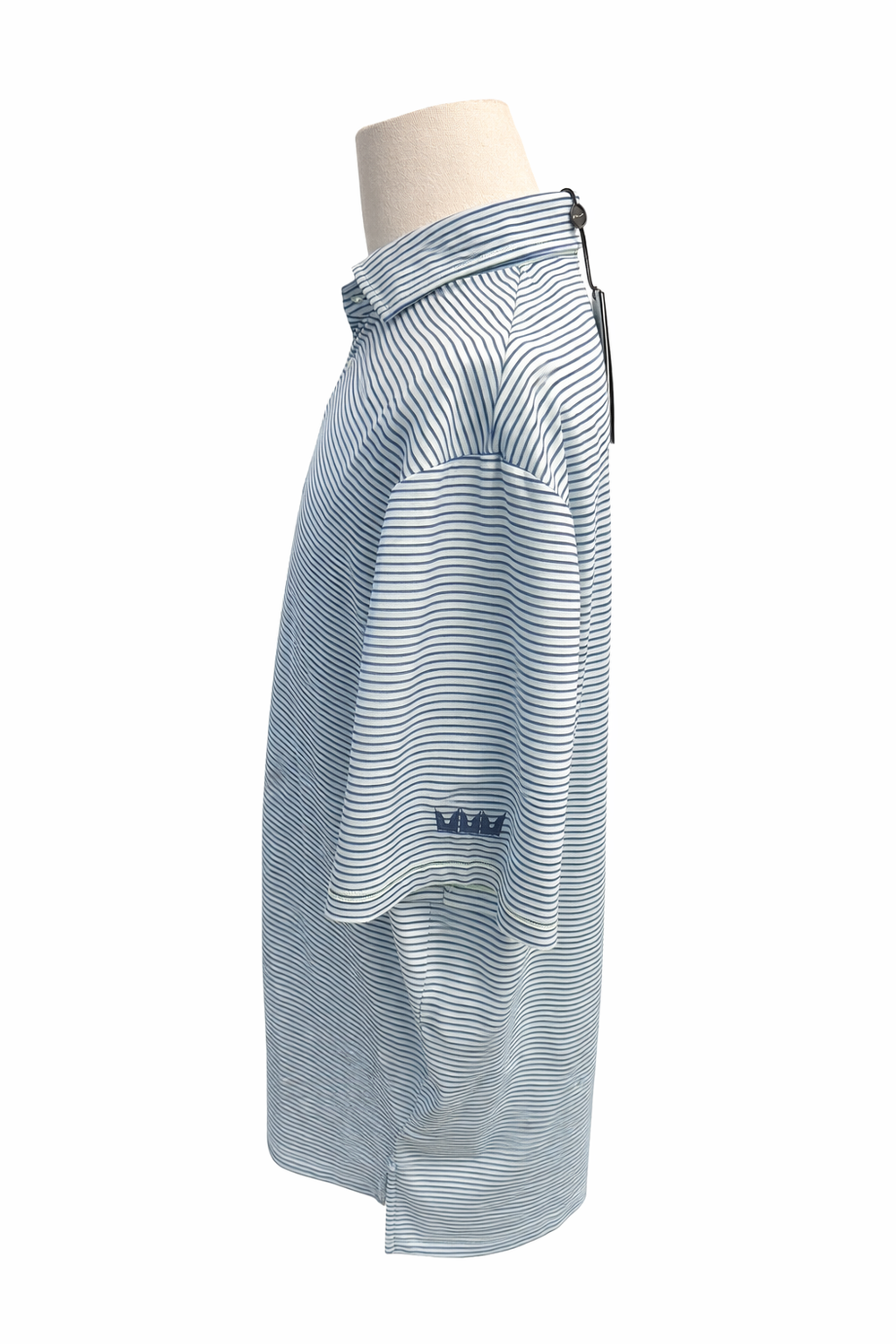 RLX Ralph Lauren Multi Stripe Polo (w/ logo) - Blues/Lime - X-Large - Skorzie