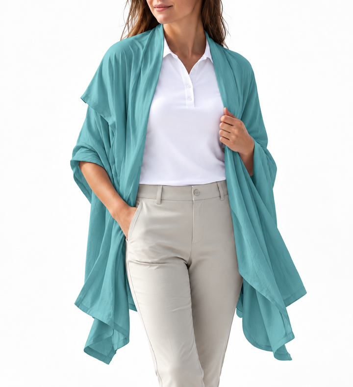 BloqUV UPF 50+ Blanket Wrap Teal One Size