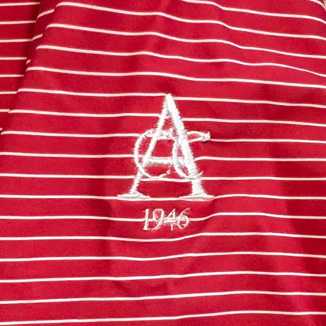 Johnnie-O Women's Golf L/S Polo Jasmine (w/logo) Raspberry Wine Size L