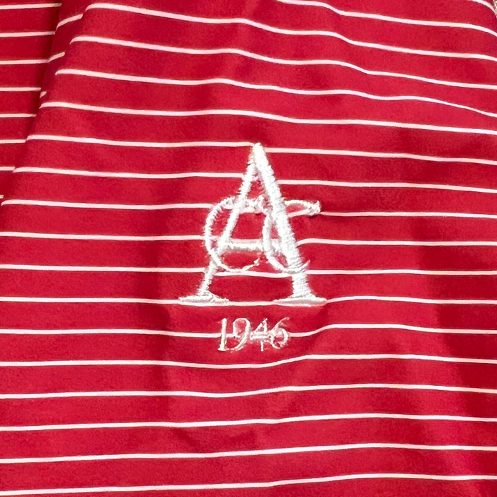 Johnnie-O Women's Golf L/S Polo Jasmine (w/logo) Raspberry Wine Size L