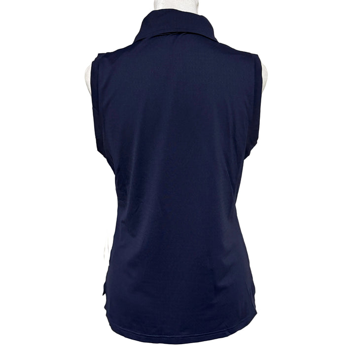 GGBlue Elina Ice Sleeveless Top - Navy - Small - Skorzie