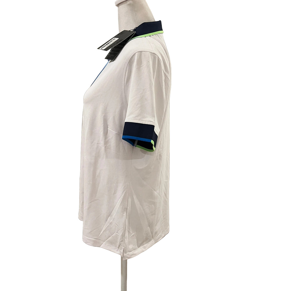 G/FORE Tech Pique 1/4 Zip Polo - Snow - Large - Skorzie