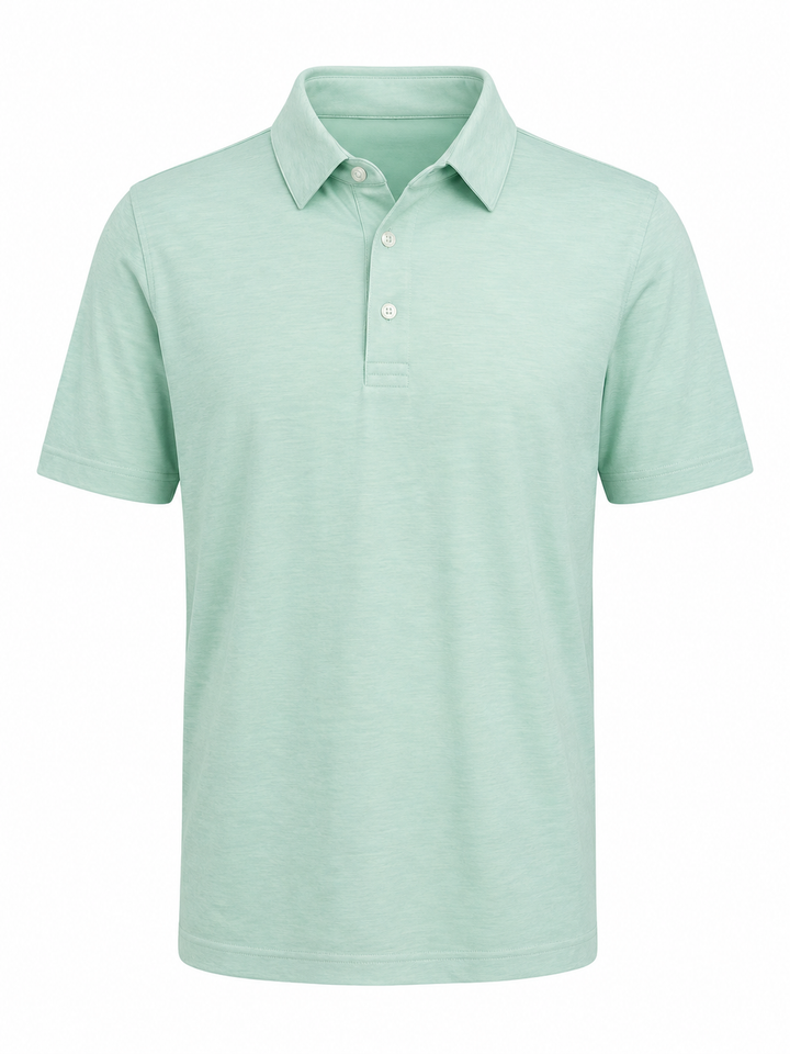 Straight Down Miramar Polo (w/ logo) - Green Stone - XL