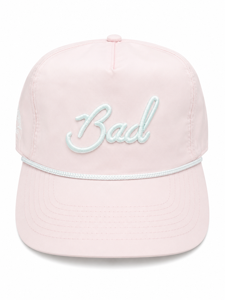 Bad Birdie "Bad" Adjustable Snapback Rope Hat (w/ Logo) - 4 Pastel Colors - Skorzie
