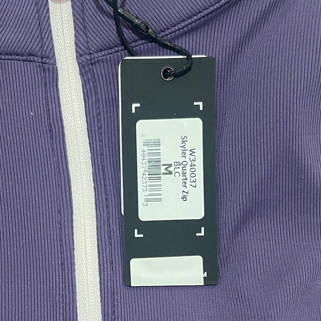 Straight Down Women's Quarter Zip Skyler Blackcurrant Size M