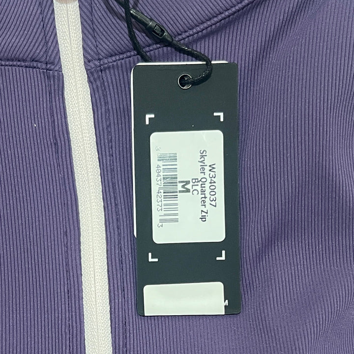 Straight Down Women's Quarter Zip Skyler Blackcurrant Size M