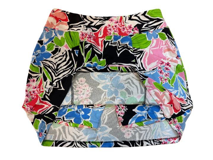 IBKUL Amelia Pull-on Skort (18") - Black Multi