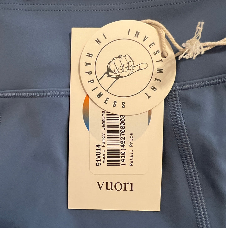 Vuori Women's Leggings Daily Pocket 24.5" Light French Blue Size XS