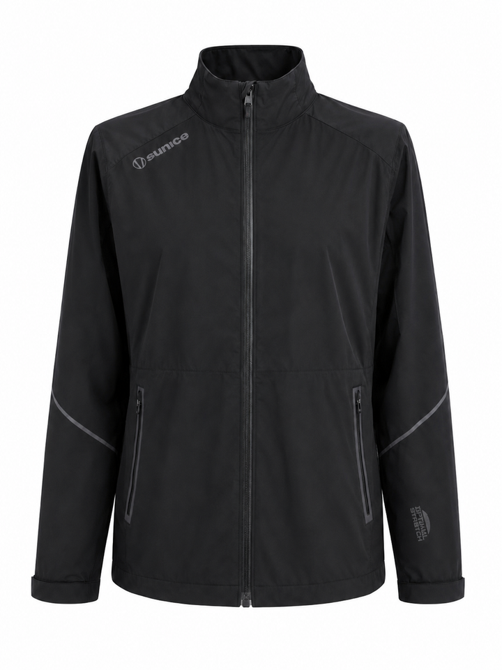 Sunice Jay Zephal Elite Waterproof Performance Rain Jacket - Black - Medium
