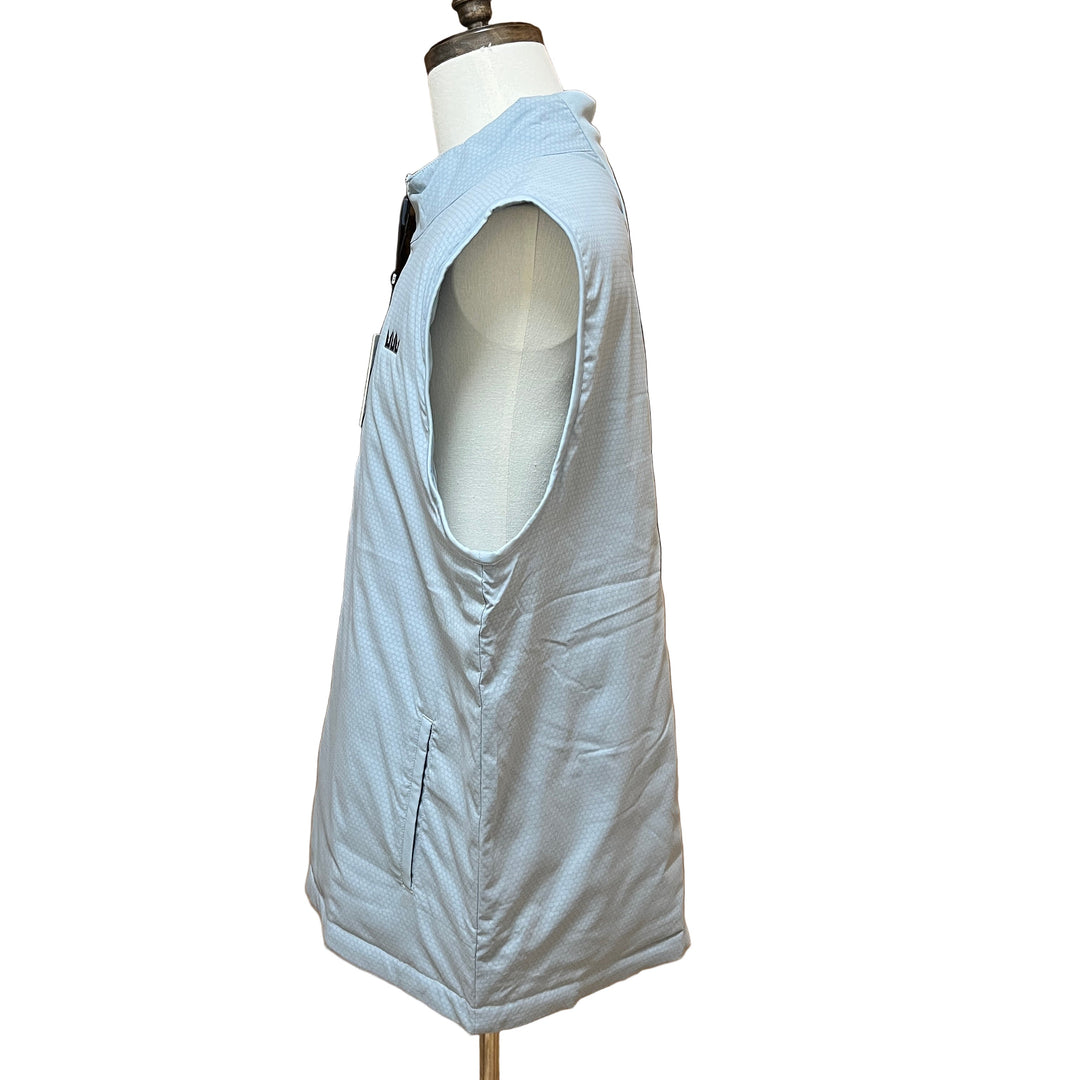 FootJoy Full Zip Thermal Vest (w/ logo) - Grey Blue - X-Large - Skorzie