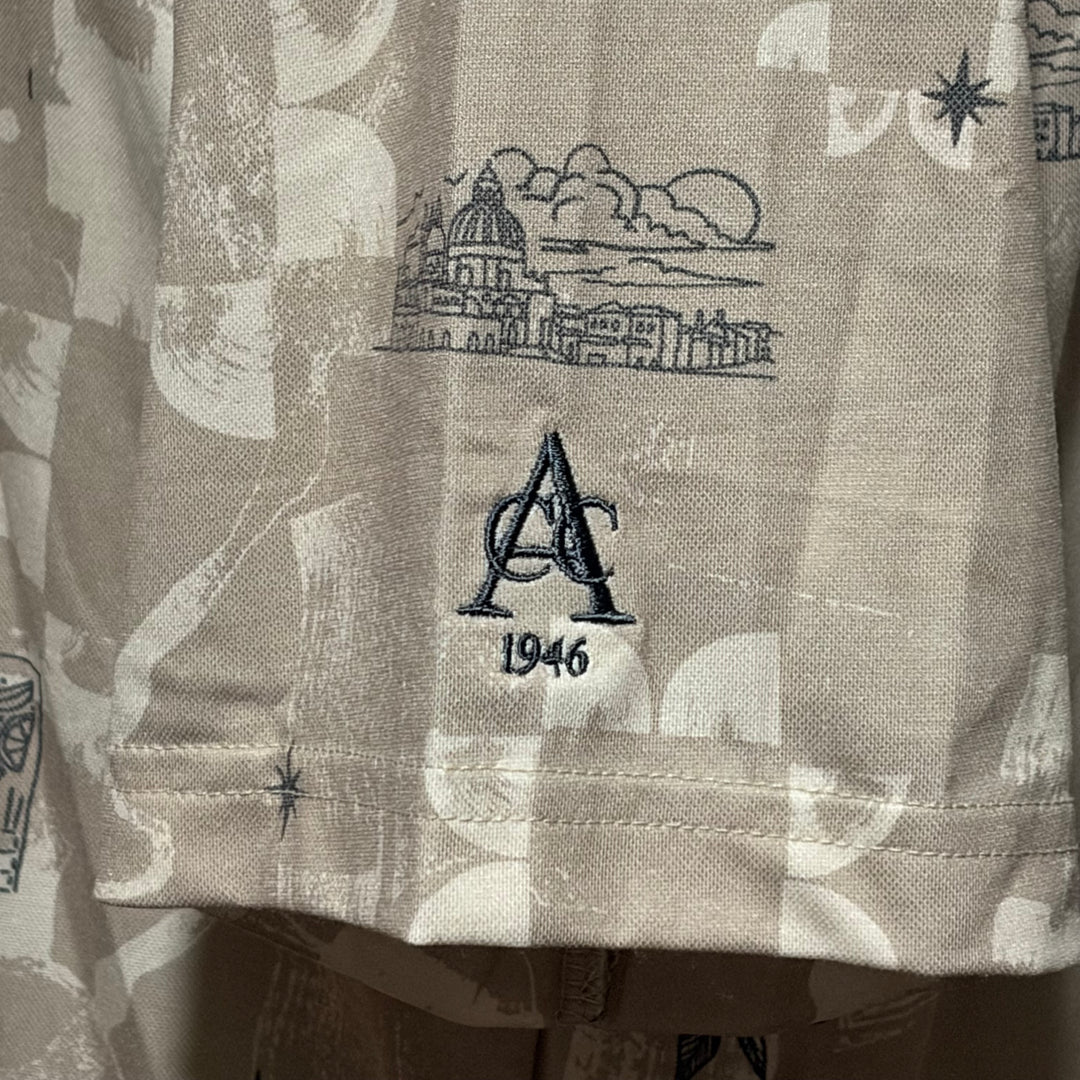Travis Mathew Featherweight Spritz Polo (w/logo) - Island Fossil - Large - Skorzie