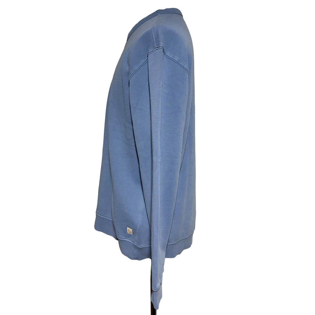 Marine Layer Cloud 9 Fleece Relaxed Crewneck - Coastal Blue - Skorzie