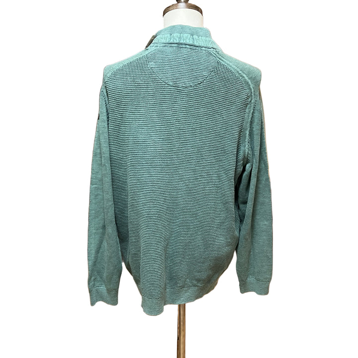 Tommy Bahama Tidemark 1/2 Zip (w/ logo) - Trout - Skorzie