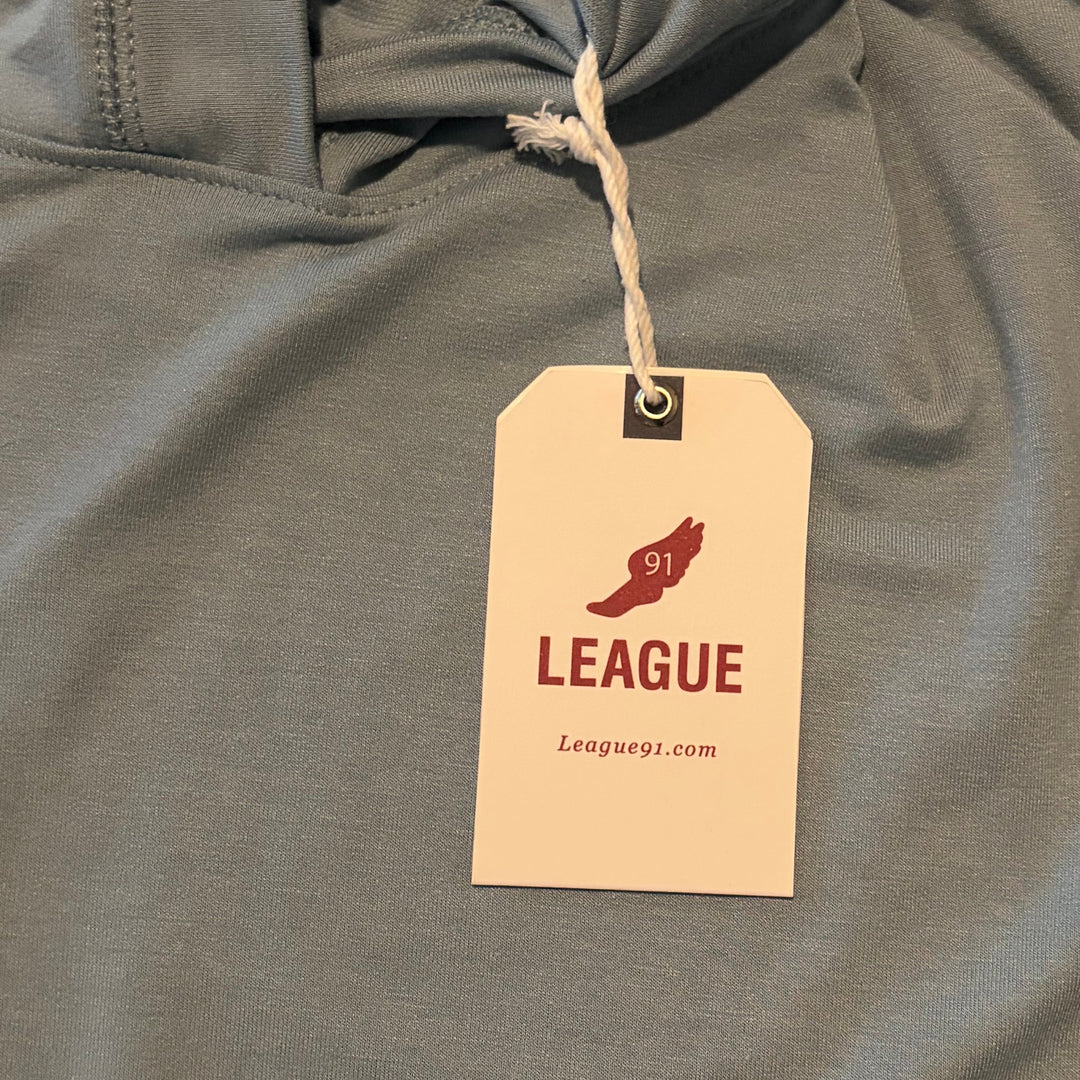 League Men's All Day Hoodie Light Blue Size M (FINAL SALE ITEM)
