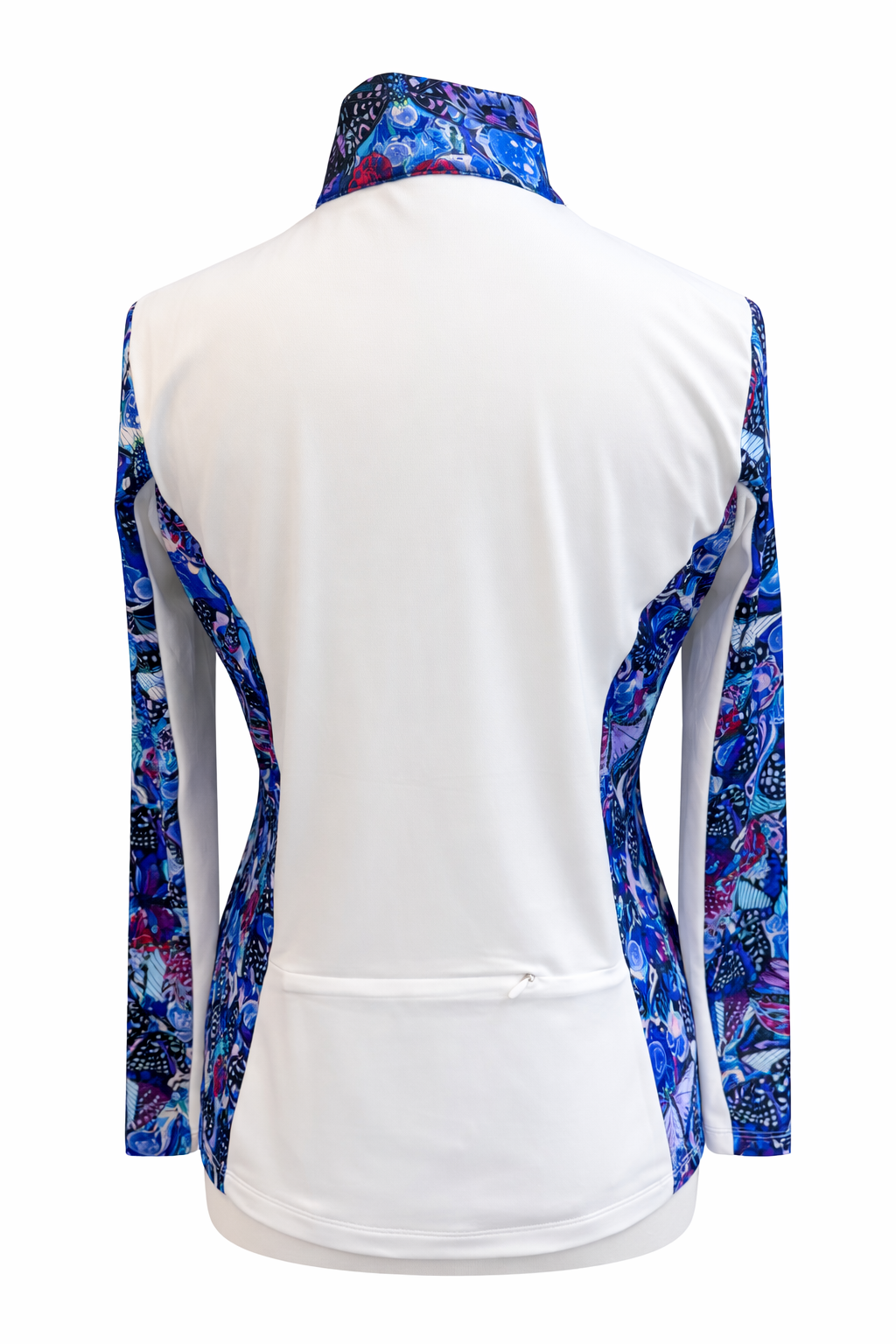 Amy Sport Katelyn Long Sleeve Top - Cotton Butterfly - Skorzie