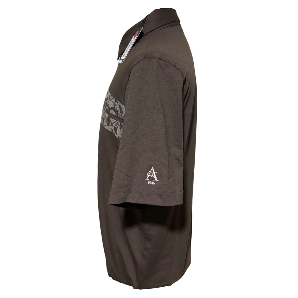 Travis Mathew Orchard Walk Polo (w/logo) - Chocolate - Skorzie