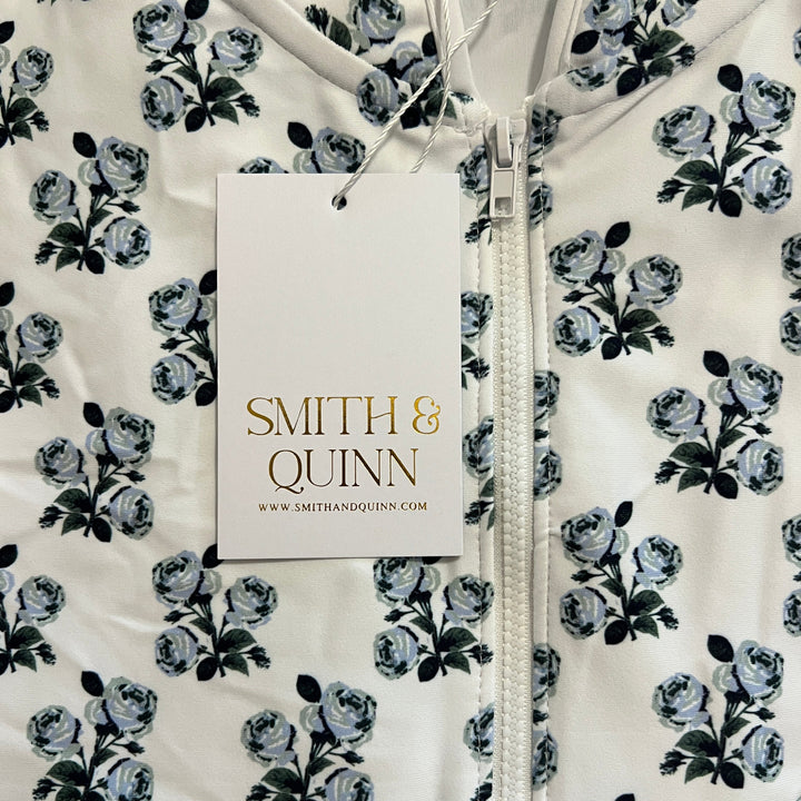 Smith & Quinn Women's L/S Polo Carey 1/4 Zip Rose Thorns Size XL