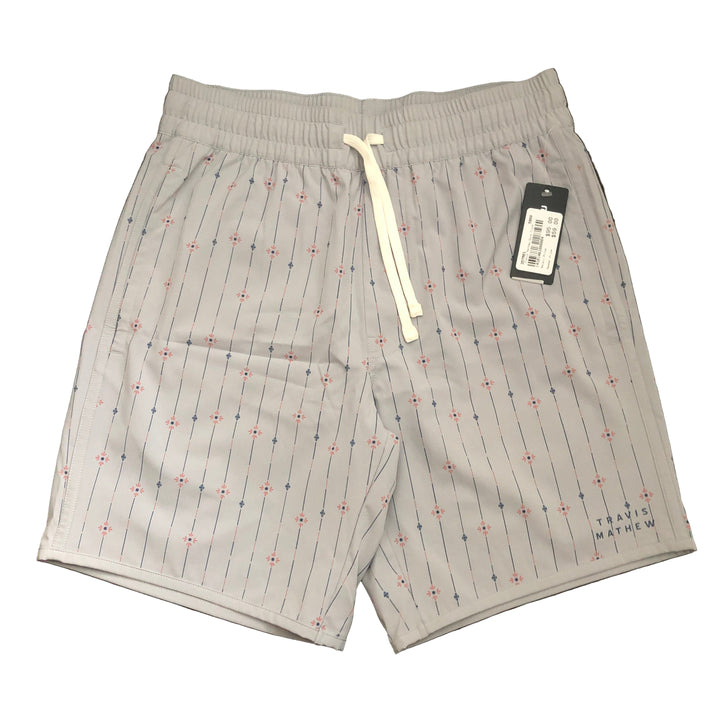 Travis Matthew Deco Boardshort - Grey Patterned - Small - Skorzie
