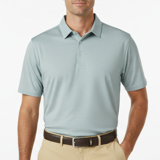 Straight Down Men's Golf Polo O'Keefe Herb Size L