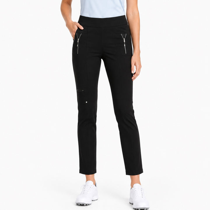 Jamie Sadock Women's Golf Pants Skinnylicious Ankle 27" Jet Size 8