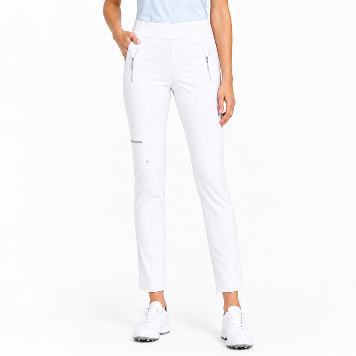 Jamie Sadock Women's Golf Pants Skinnylicious Ankle 27" Sugar Size 6
