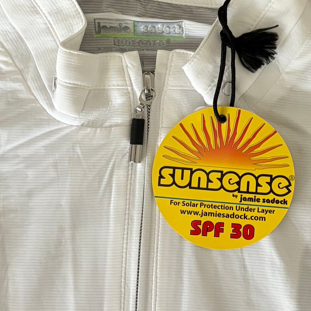 Jamie Sadock Women's Golf Sunsense Jacket Sugar Size M