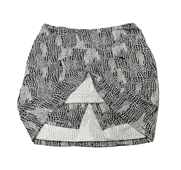 IBKUL Leopard Print Skort 17" - Black/White - Small - Skorzie