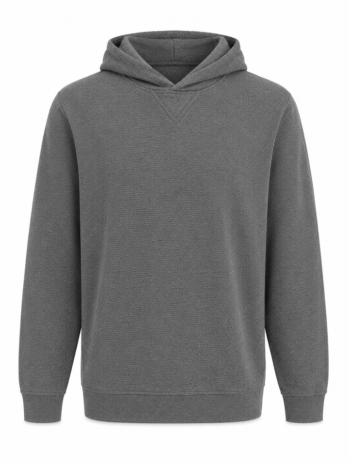 Marine Layer Men's Waffle Hoodie - Charcoal