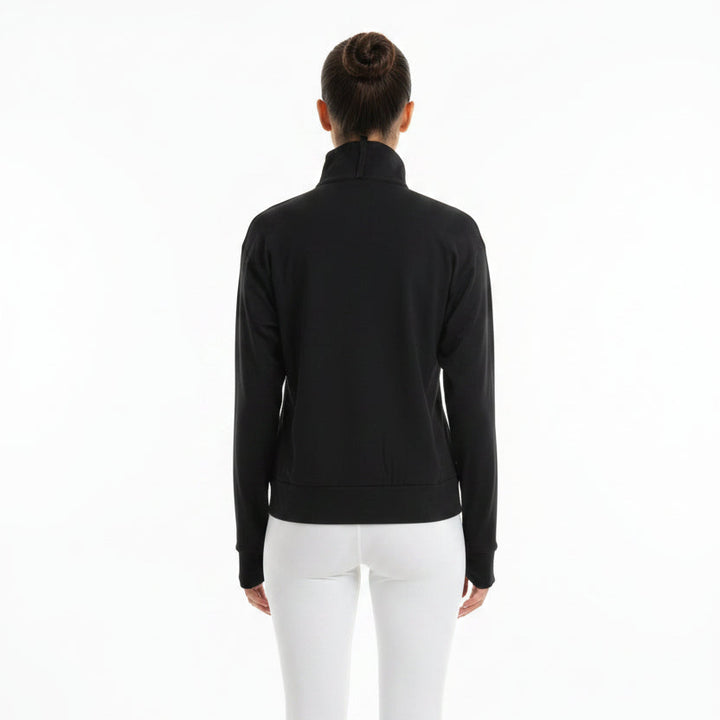 G/FORE Women's Pullover Quarter Zip Onyx Size S