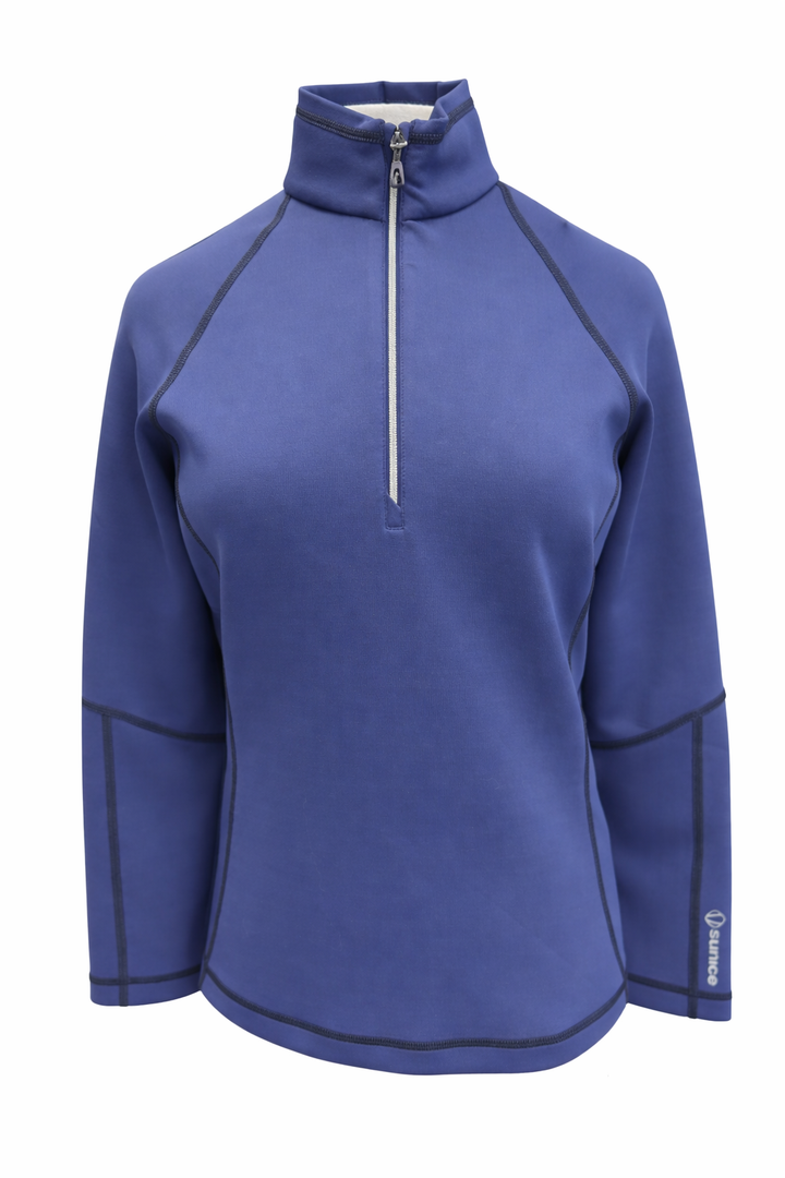 Sunice Women's Maddy 2.0 Element Shield Water-Repellent Full-Zip Hoodie - Dusty Muave/Black