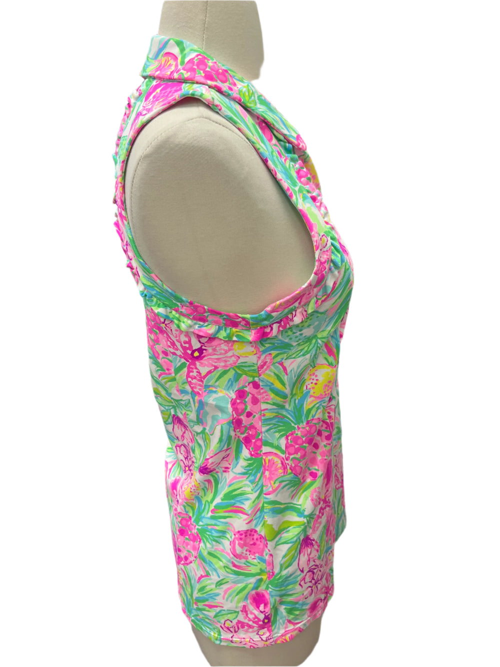 Lilly Pulitzer Luxletic UPF+50 Martina Polo - Pink Floral - Skorzie