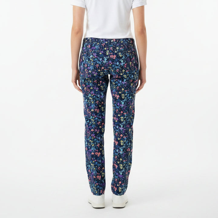 Kjus Women's Golf Pant Treg 27" Atlanta Blue/Limoncello Size XS