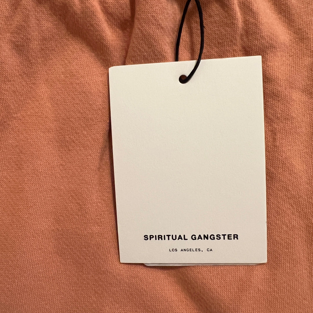 Spiritual Gangster Women's Sweatpants Karma Club Bowie 28" Terra Cotta Size S
