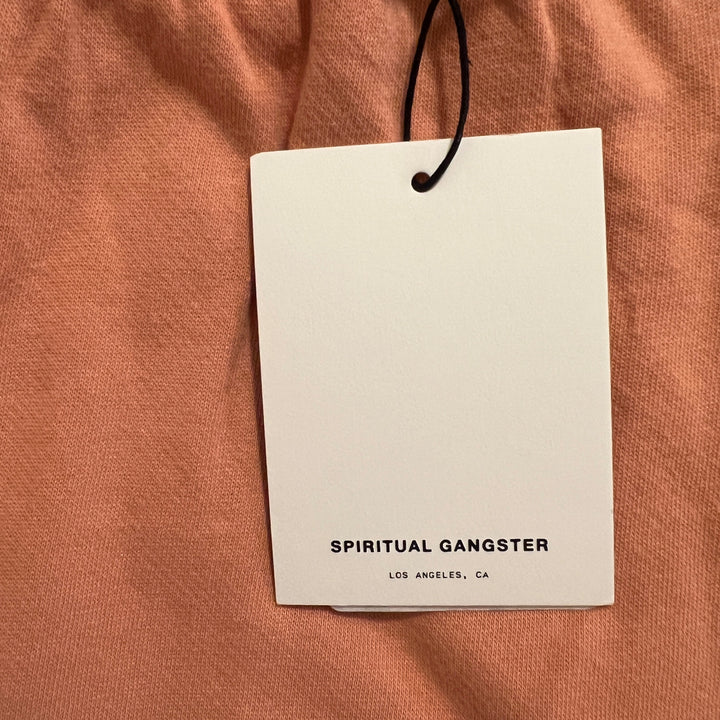 Spiritual Gangster Women's Sweatpants Karma Club Bowie 28" Terra Cotta Size S