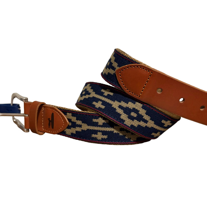 Johnnie-O Mezcal Woven Belt - Navy - Size 32