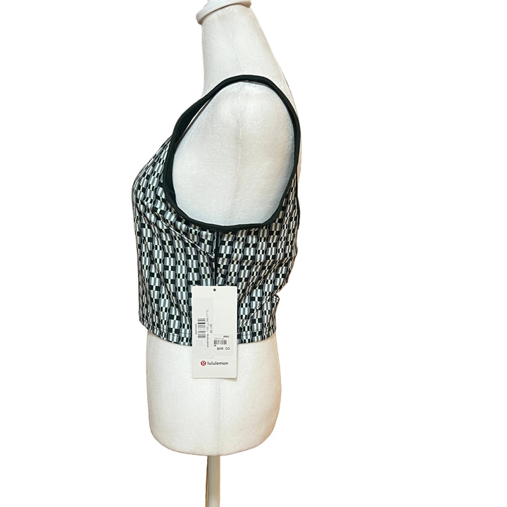 Lululemon Scoop Neck Cutout Tennis Tank - Green/Grey