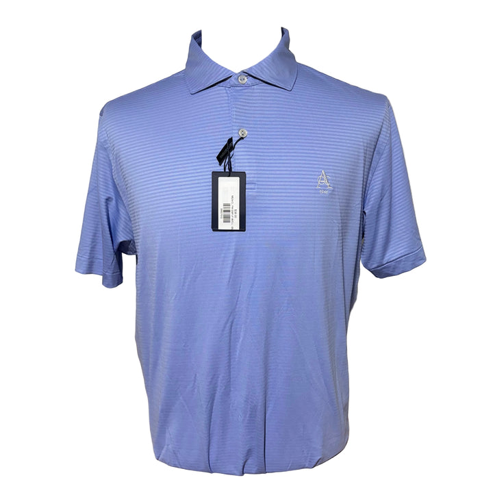 Peter Millar Empire Performance Jersey Polo (w/logo) - Wisteria - Large - Skorzie