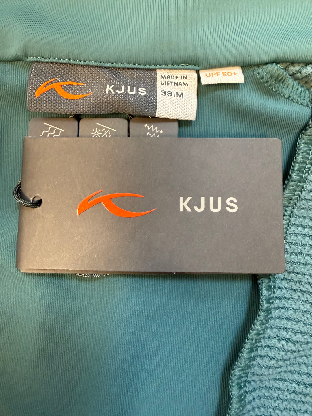 KJUS Emelia Midlayer Jacket (w/ logo) - Patina Green - Medium