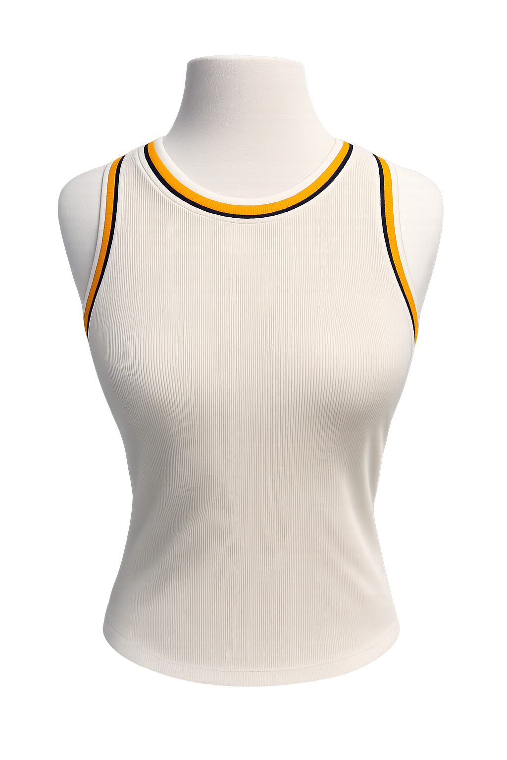 The Upside Ballet Racerback Tank - Cream - Large - Skorzie