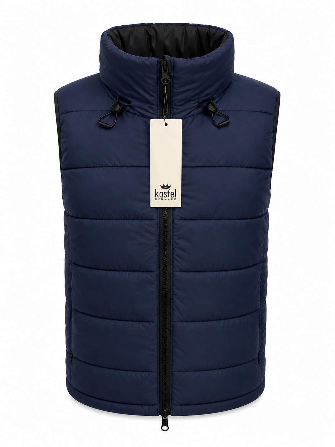 Kastel Denmark Reversible Full Zip Vest - Navy/Black - Skorzie