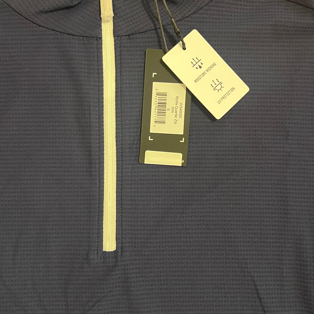 Straight Down Women's Quarter-Zip Mylite New Indigo Size S