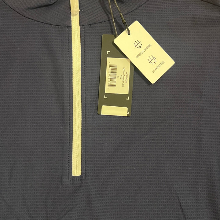 Straight Down Women's Quarter-Zip Mylite New Indigo Size S