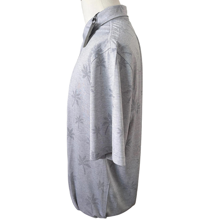 Greg Norman Royal Palm Knit Polo - Shark Grey - Large