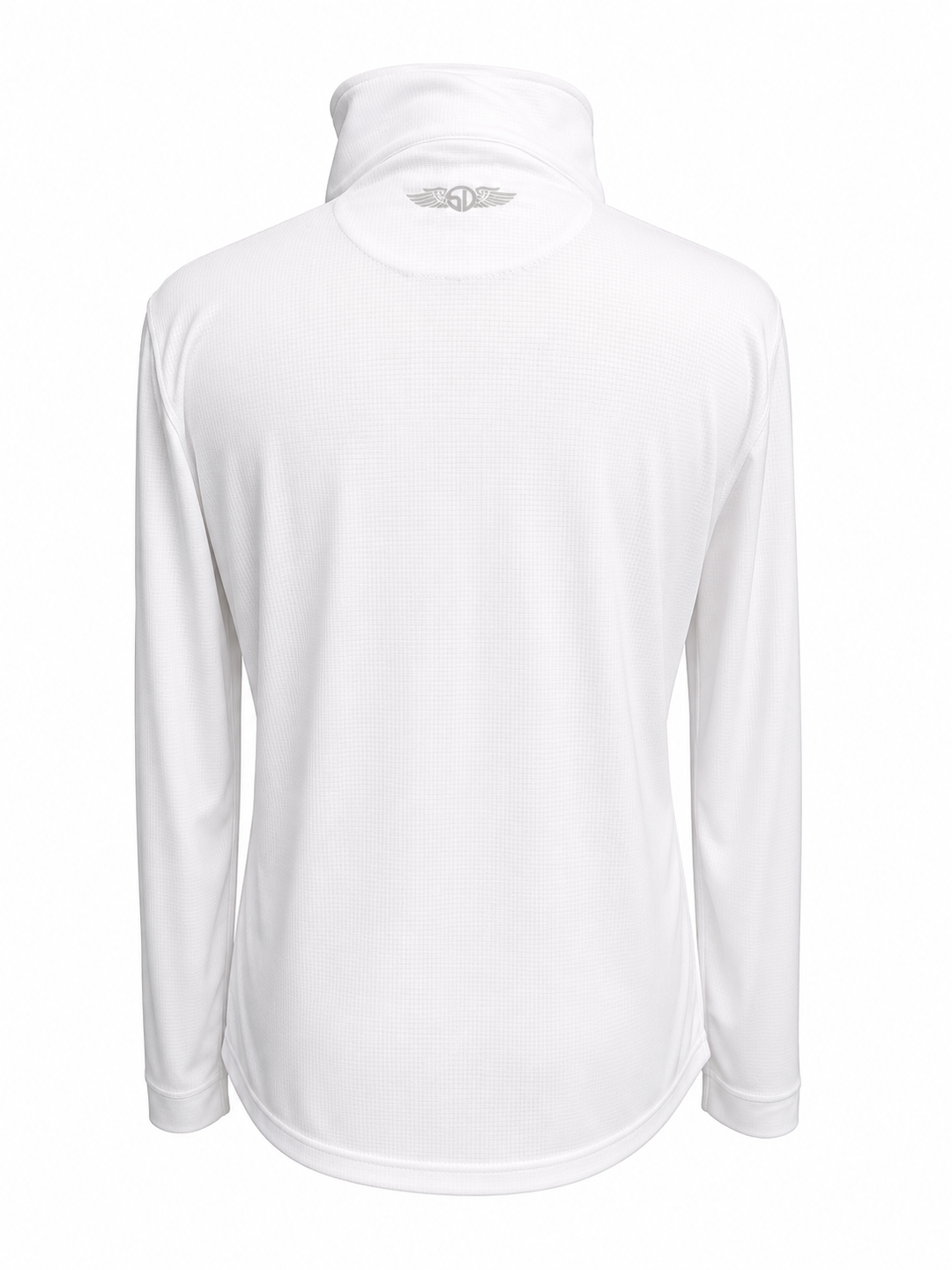 Straight Down Aero Ladies Quarter Zip (w/ logo) - White