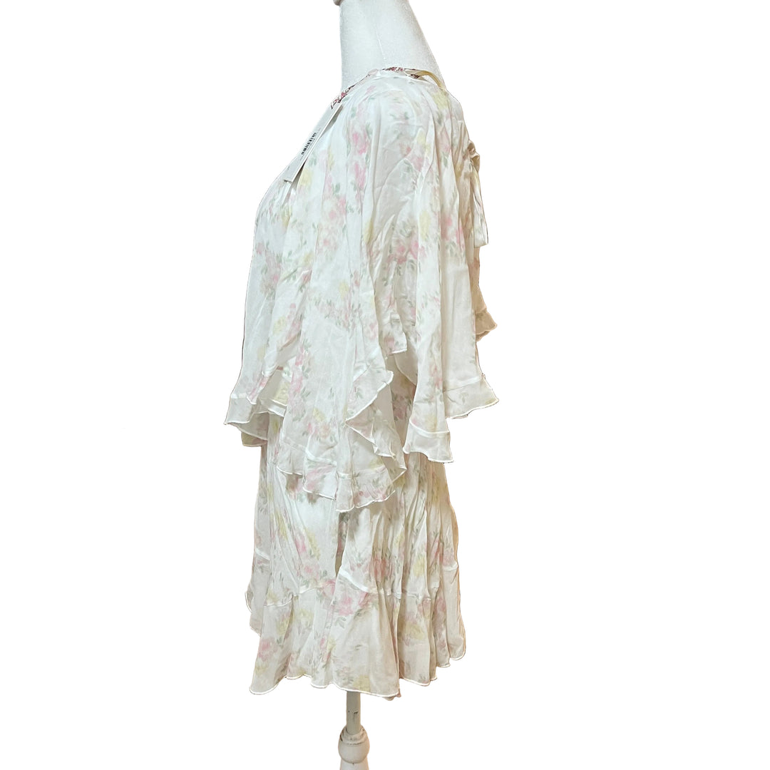 Love Shack Fancy Avaline Dress - White Peach - X-Small