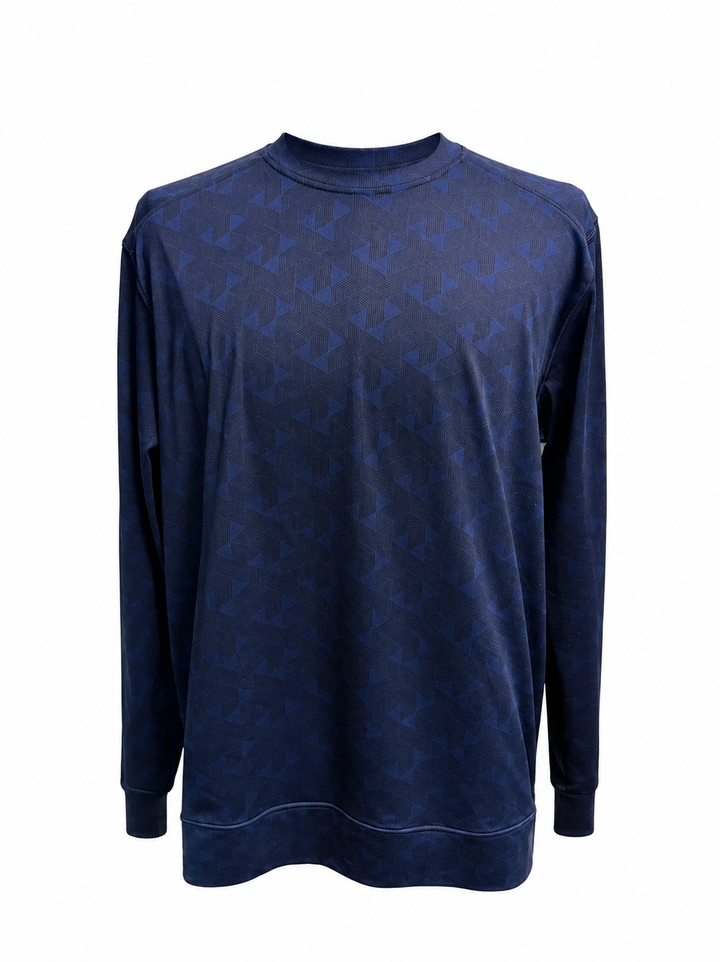 Bobby Jones Long Sleeve Crewneck Pullover - Navy - Large