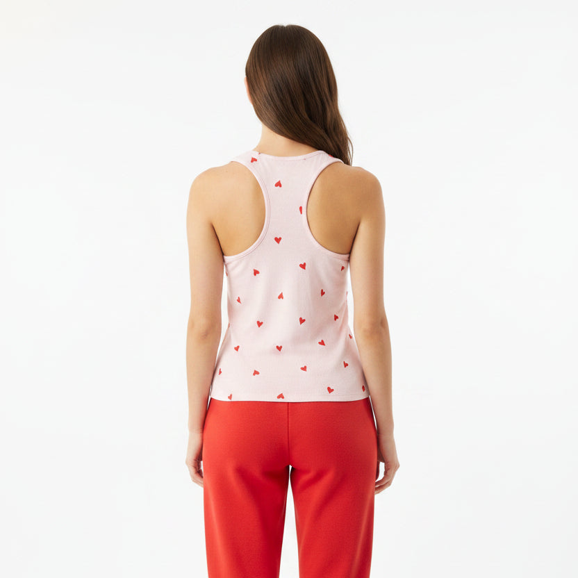 Z Supply Women's Tank Speak To My Heart Pink Marshmallow Size L - FINAL SALE ITEM (FINAL SALE ITEM)